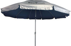 Maui & Sons Beach Umbrella 2.2m Mykonos Blue