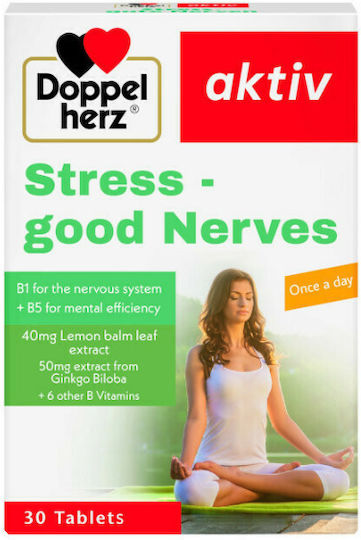 Doppelherz Aktiv Stress Good Nerves Συμπλήρωμα για το Άγχος 30 ταμπλέτες