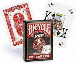 Bicycle Poker Peek Pro Pachet de cărți Plastifi...