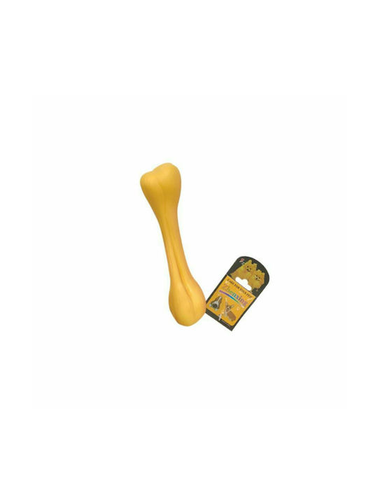 AGC Plastic Bone Toy Dog 16εκ. Yellow 6pcs