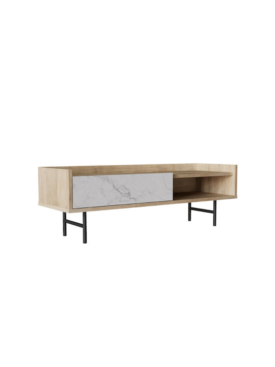 Stockholm Rectangular Wooden Coffee Table Sonoma L59xW120xH40cm