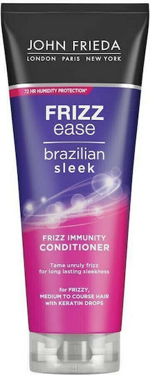 John Frieda Frizz Ease Brazilian Sleek Conditioner Ενυδάτωσης για Όλους τους Τύπους Μαλλιών 250ml