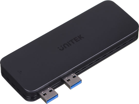 Unitek Θήκη για Σκληρό Δίσκο M.2 SATA III με σύνδεση 2x USB 3.2
