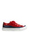 Square Kids Sneakers with Scratch Red