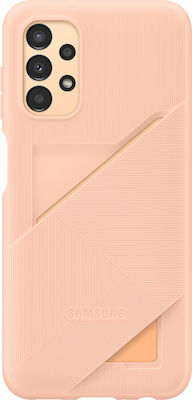 Samsung Card Slot Cover Σιλικόνης Peach (Galaxy A13 4G)