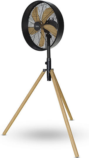 Izzy IZ-9025 Pedestal Fan 80W Diameter 46cm Black