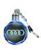 Audi Μπρελόκ 3D Led Light Audi Γυάλινο με Led