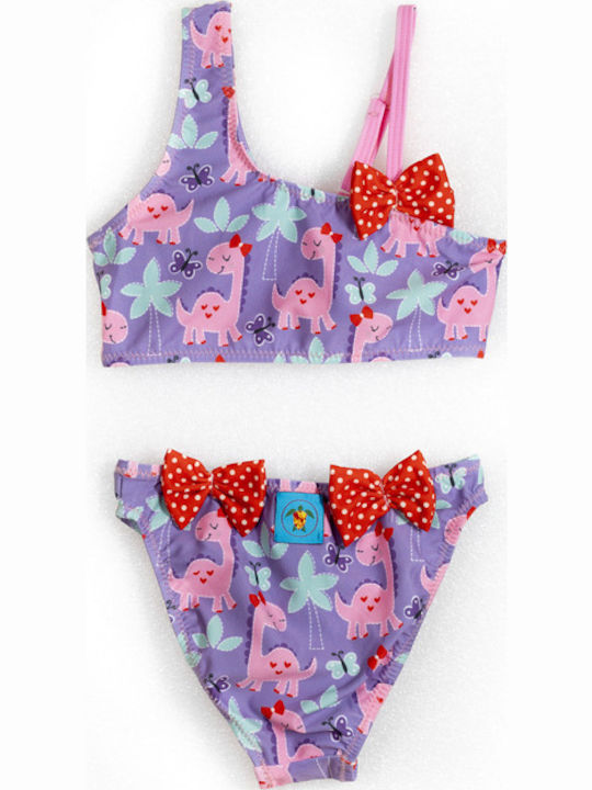 Tortue Kids Swimwear Bikini Purple