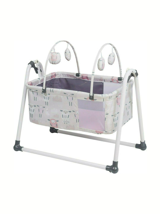 Cradle Jusso with Mattress Pink