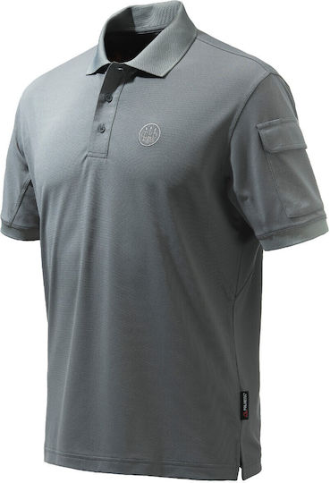 Beretta Miller Short Sleeves Tricou Polo Smoked Pearl