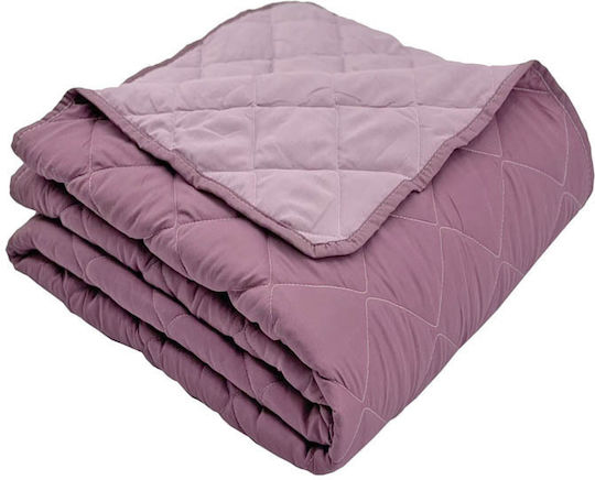 Ankor Coverlet Single Purple Lilac 160x240cm Ankor Coverlet Single Purple Lilac 160x240cm