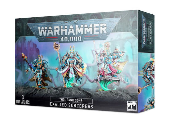 Games Workshop Warhammer 40.000 Thousand Sons Exalted Sorcerers Figure