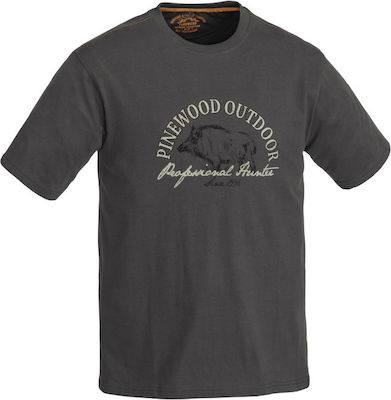 Pinewood Wild Boar 5422 T-shirt σε Γκρι χρώμα