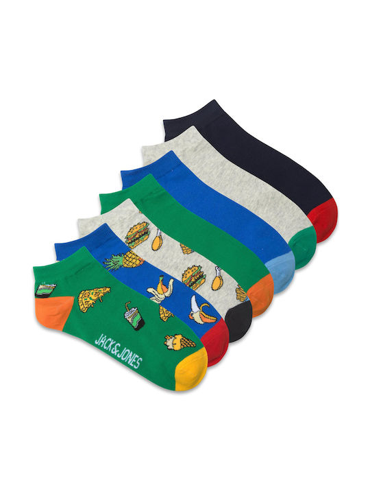 Jack & Jones Men's Socks with Design Multicolour 7 Pack