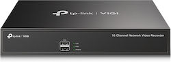 TP-LINK Vigi Καταγραφικό NVR 16 Καναλιών με Ανάλυση Full HD VIGI NVR1016H