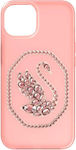 Swarovski Swan Umschlag Rückseite Kunststoff Rosa (iPhone 13 Pro) 5625642