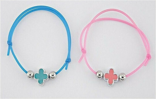 Parisis Christening Charm Bracelet Blue 50pcs