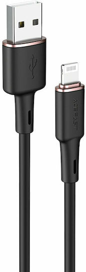 Acefast C2-02 Редовна USB-A към Lightning кабел Черен 1.2м