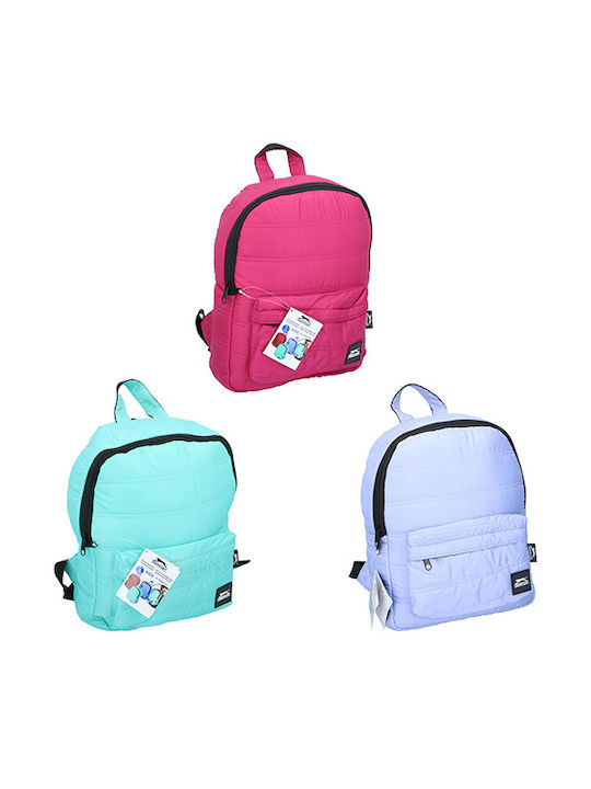 Slazenger Kinderrucksack Puffer Set 3 Farben Fuchsia, Türkis, Lila