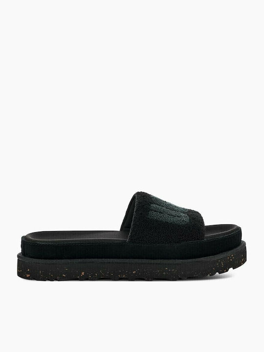 Ugg Australia Laton Flache Sandalen für Damen in Schwarz Farbe