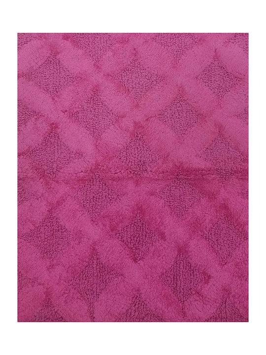 Palamaiki Bath Mat Cotton Maroco Pink 60x90cm