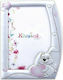 Slevori Kids Silver Pink Photo Frame 9x13cm