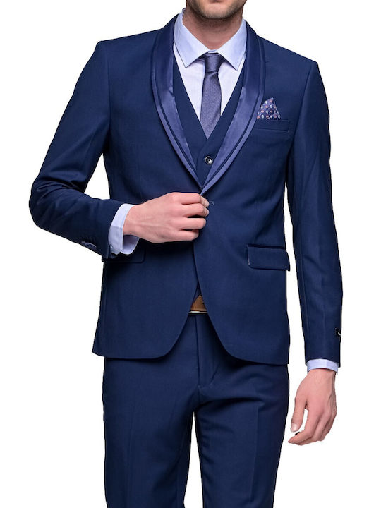 Antonio Mirro - NYG-0327 - NAVY - Suit - blue