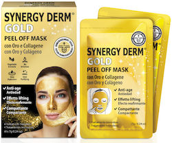 Fadopharm Synergy Derm Gold Peel Off Μάσκα Προσώπου 4 τμχ x 7gr