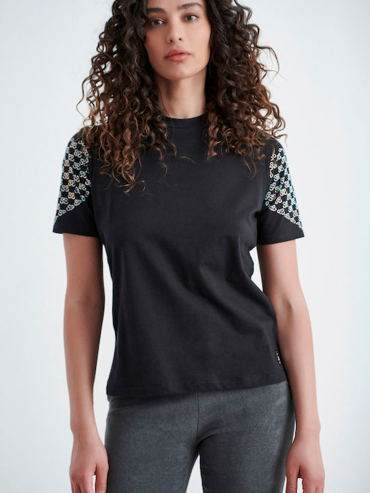 SugarFree Femeie Tricou Negru