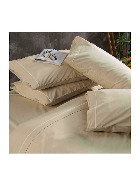 SB Home Ios Single Cotton Duvet Cover 165x240 Sand