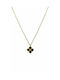 Mertzios.gr Women's Cross from Gold Plated Silver with Chain