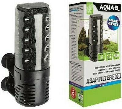 Aquael ASAP 300 Internal Filter 4.2W for Aquariums up to 100lt with Performance 300lt/h