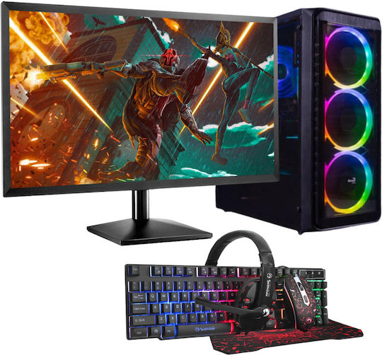 Aerocool SI Combo Desktop PC (Ryzen 5-5600G/8GB DDR4/240GB SSD + 500GB HDD/No OS)