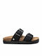 Refresh Women's Flat Sandals Flatforms in Black Color