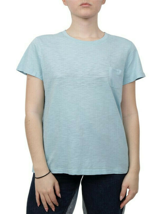 Superdry Damen Sport T-Shirt Hellblau