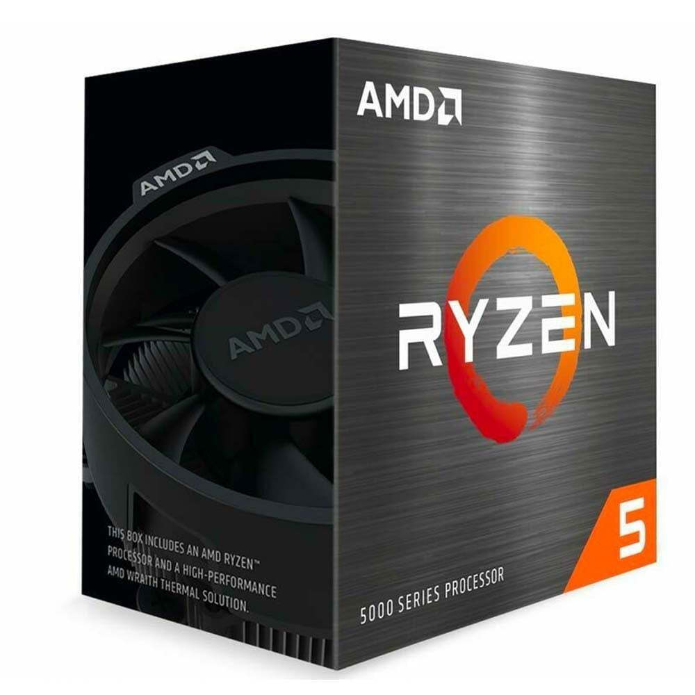 AMD Ryzen 5 5500 3.6GHz Επεξεργαστής 6 Πυρήνων για Socket AM4 σε Κουτί με Ψύκτρα (100-100000457BOX)