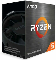 AMD Ryzen 5 5500 3.6GHz Επεξεργαστής 6 Πυρήνων για Socket AM4 σε Κουτί με Ψύκτρα