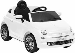 Παιδικό Ηλεκτροκίνητο Αυτοκίνητο Διθέσιο με Τηλεκοντρόλ Licensed Fiat 500 Λευκό