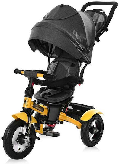 Lorelli New Convertible Kids Tricycles with Parental Handle 4 in 1 for 1-3 Years Black