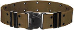 MFH US LC2 Pistol Belt Military Quick Insurance Strap Belt 60mm Brown