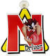 Placă "N" pentru Șoferi Noi Placă nouă pentru șoferi ''Taz'' cu ventuză 18.5 x 21cm 1 bucată