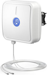 QuWireless QuPanel 5G/LTE MIMO 4x4 4G Externe Wi-Fi-Antenne