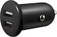 Sandberg Auto-Ladegerät 10W 2.1A mit Anschlüssen: 2xUSB Schwarz Farbe