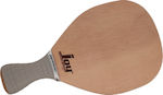 Joy Challenge Sport Beach Racket Beige 345gr with Straight Handle Gray