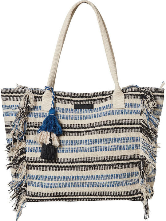 Funky Buddha Υφασμάτινη Τσάντα Θαλάσσης Multi Blue