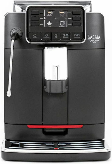 Gaggia Cadorna Plus Automatic Espresso Coffee Machine 1900W Pressure 15bar with Grinder Black RI9601/01