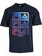 Nathan T-shirt Navy Blue