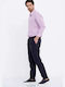 Trousers Chino in Regular Fit Navy Blue