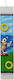 Osterkerze Sonic der Igel Wohnform mit Box Sonic null