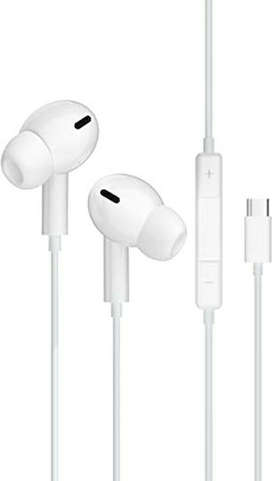 Jellico X12 In-ear Handsfree με Βύσμα USB-C Λευκό